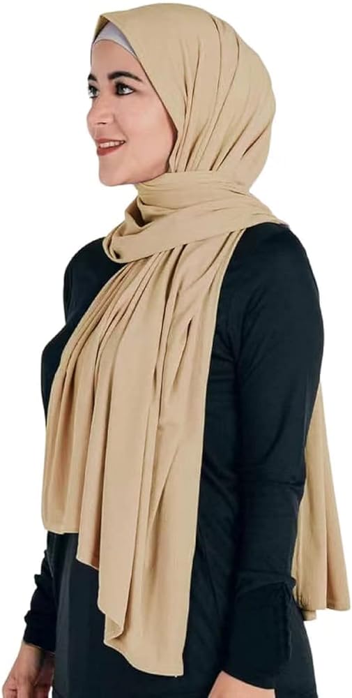 Lina & Lily Modal Jersey Stretch Hijab Head Scarf Wrap for Women