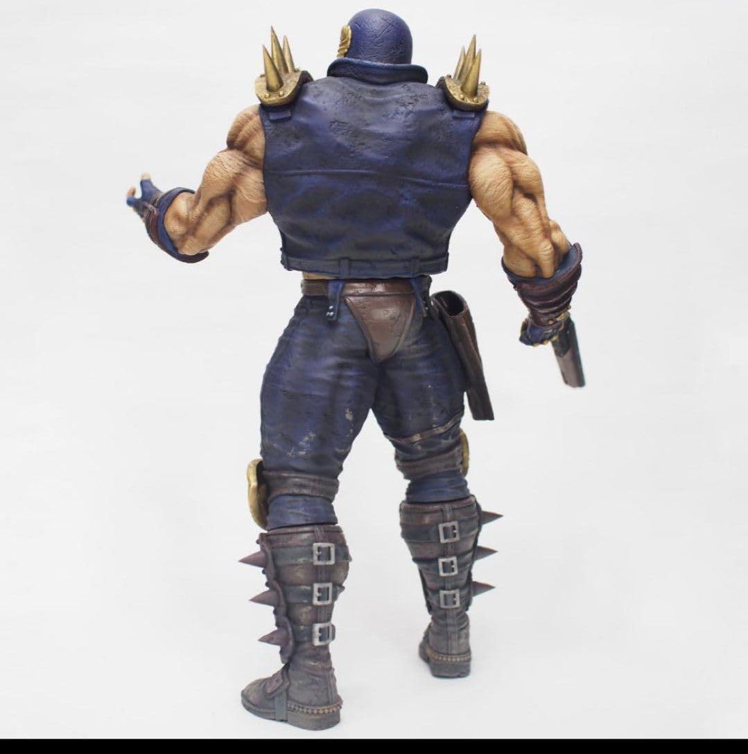 ソフビ　北斗の拳/北斗究極造形第二弾 ジャギ(劇中版) 北斗の拳 北斗究極造形＃2 ソフビ製 ジャギ＆バイクセット 激闘