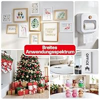 Doppelseitiges Klebeband Extra Stark, 30mm × 3m Doppelklebeband Schaumstoffband, 1600T PE - Montageklebeband, Wasserdichtes Starkes Klebeband für Innen- und, Befestigung von Gegenständen, Bildern – Ansicht 8