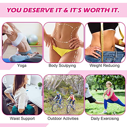 Elekfine Bfr Waist Trainer For Women Sweat Sauna Shaper Cincher Thigh Butt Lifter Band Waist Trainers 3 In 1 Waist Trimmer For Women Elegant Black #TOP5