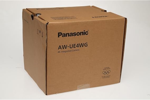 Panasonic AW-UE4WG 4K UltraHD Compact Integrated PTZ Camera with IP Streaming, White