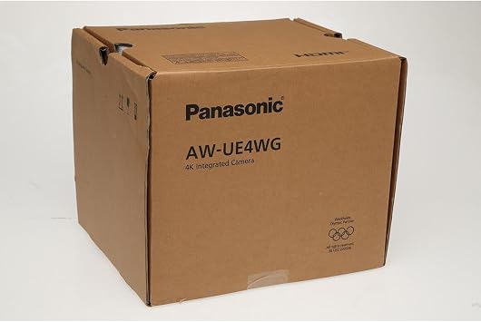 Panasonic AW-UE4WG 4K UltraHD Compact Integrated PTZ Camera with IP Streaming, White