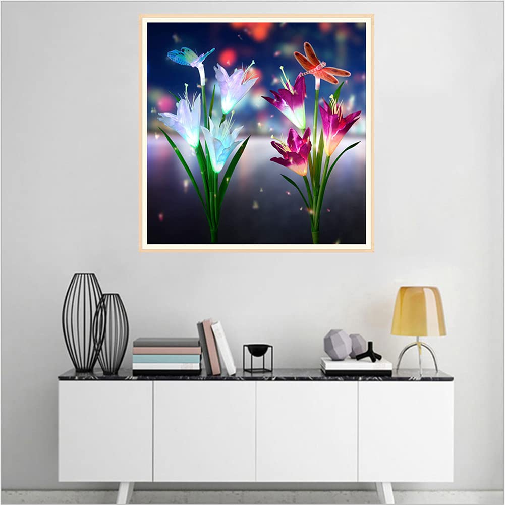 Kit 5D Diamond Painting Fai Da Te Completo - Quadro Con Diamanti Per Adulti E Bambini - Decorazione Parete (T7, Trapano Pieno)