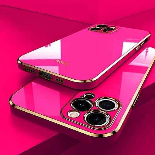 Funda para iPhone ALUKAP con revestimiento cuadrado de silicona flexible color sólido