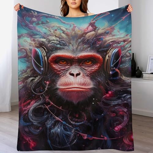 Manta de franela Gorilla multiusos 140x180 para sillón cuatro estaciones 2