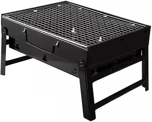 Griglia a Gas Stufa per Barbecue Portatile in Carbonio per Picnic Festa in Giardino Cucina Terrazza Viaggio in Campeggio Mini Barbecue Pieghevole all'aperto