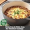 Enameled Cast Iron Dutch Oven - Umite Chef 6QT Pot with Lid & Cotton Potholders - Dual Handles -Versatile Heavy Duty Cookware for Bread Baking，Braising, Stews, Roasting（Grey） #3