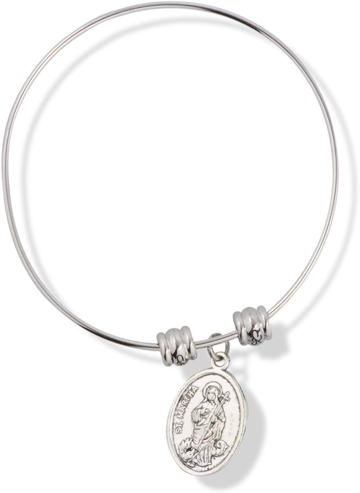 St Martha Bracelet - Saint Martha Jewelry This Santa Marta is the Patron Saint of Cooks and Homemakers