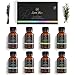 Luana Rose Ätherische Öle Set - 8x Duftöle 100% Naturrein für Diffuser - Aromatherapie Aroma Öl Geschenkset für Luftbefeuchter - Essential Oils für Massage Kerzen Seife - Süße Orange, Lavendel etc.