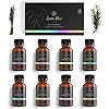 Luana Rose – Set etherische oliën – 100% veganistisch en natuurlijk – 8x diffuser oliën voor aromatherapie – Geschenkset…