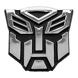 Transforming Auto Robot Auto Emblem – [Chrome][3” Tall]