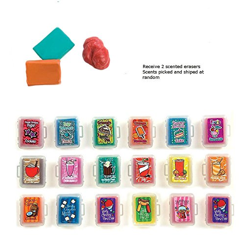 2pc Scented Kneadable Eraser Finger Sensory Fidget Autism Classroom Supply by ESG Warehouse