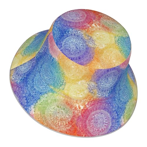 Image of Bucket Hat Double-Side-Wear Reversible Sun Hat Beach Travel Hiking for Women Men