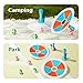iPlay, iLearn Pop Stick Ball Game Outdoor Toys for Kids, Toss Chase Launching Ball Sports Game for Child Boys, Outside Yard Fun Family Activity, Cool Birthday Gifts for 3 4 5 6 7 8-12 Year Old Girls
