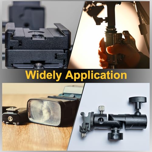 QUARKZMAN Kamera-Schraubenhalter-Set, 1/4-Zoll-Doppelschraube, 1/4 bis 3/8-Zoll-Schraube, Weibliche Schraube für Kamera, Stativschraubenadapter, Einbeinstativ, Blitzlicht