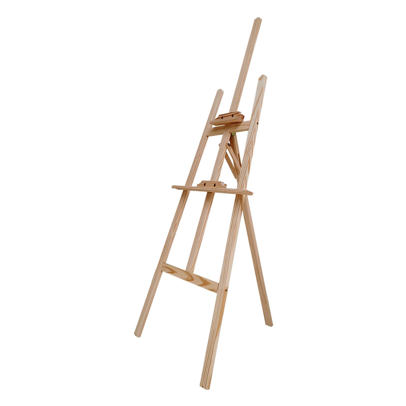Generic Caballete de Pintura de Madera, Soporte de Arte Duradero Plegable Retráctil para Artistas Principiantes 150cm 70cm 105cm (175cm)