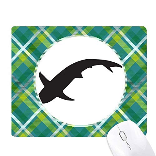 Tapis de souris requin Blue Ocean vert en tissu doux