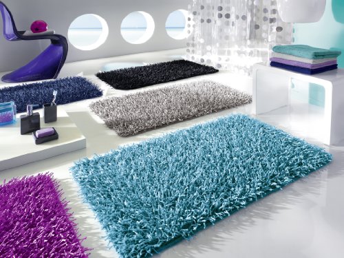 Kleine Wolke Riva 5471146225 Bath Mat 120x70 cm Silver Gray