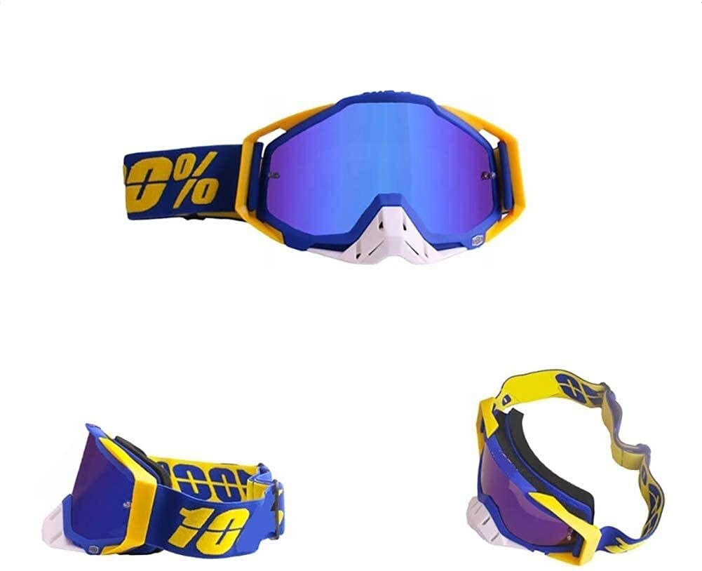 Odporne na zimno okulary motocyklowe outdoor vintage retro sport wyścigi terenowe Oculos Lunette okulary motocyklowe okulary do motocykla Dirt Bike 830