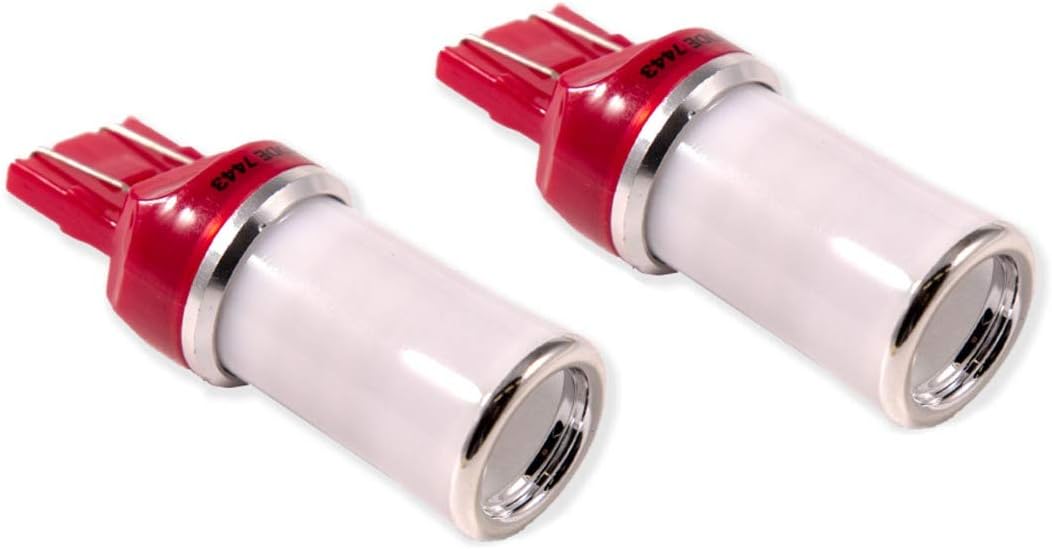 Diode Dynamics Rear Turn Signal LEDs compatible with Nissan Sentra 2013-2019 (pair), 7440 XP80 Red