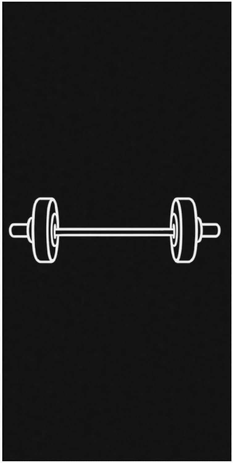 Dumbbell Weight Lifting Bath Towels Quick Dry Pool Bathroom Beach Towel Yoga Towel for Hotel Guest Spa Gym 160x80cm