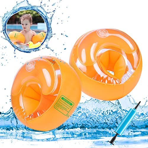 Manguitos de Natación para Niños, Brazaletes de Natación Inflables, Manguitos Flotadores de Natación de 1 a 4 años, Peso Recomendado 6-20 kg, Circunferencia del Brazo 21-23 cm Cover