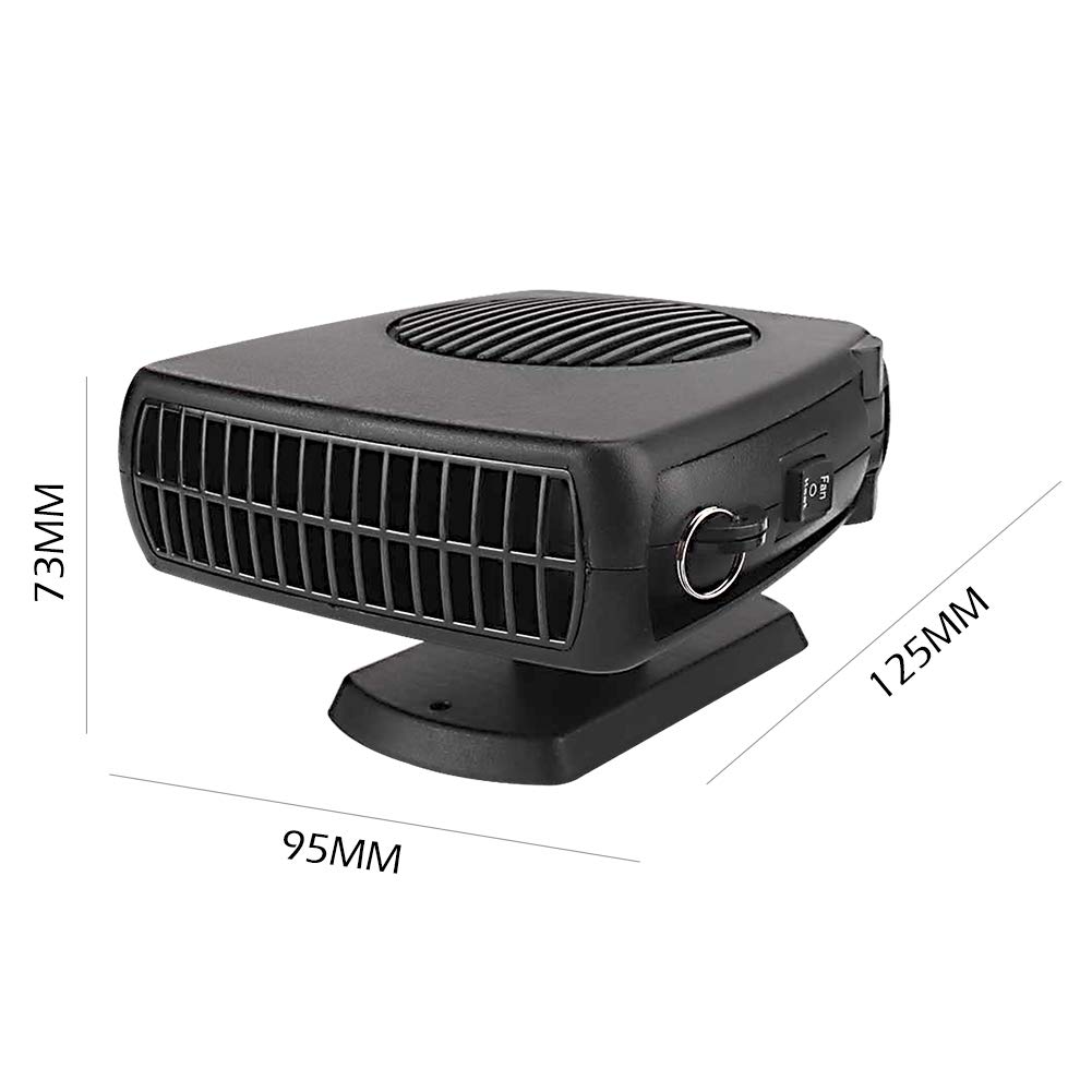 Desempañador de parabrisas de 150 W, duradero y práctico, 12 V, for coches, autobuses y camiones. Calentador portátil for parabrisas de vehículos.