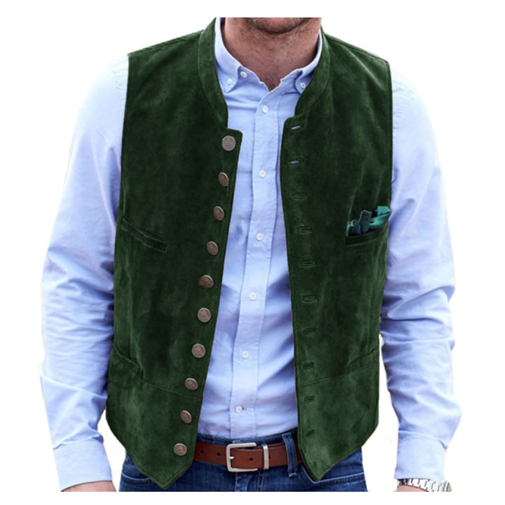 gilet sans manche homme Gilet de costume en velours à 10 boutons pour hommes meilleur homme vêtements de mariage veste Style victorien Punk décontracté affaires sans manches vestes cadeau homme