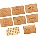 Ohuhu 36 Pack Brown Kraft Paper Thank You Cards Thank U Greeting Card W/ 36 Kraft Paper Envelopes for Wedding, Graduation, 4 x 6 Inches