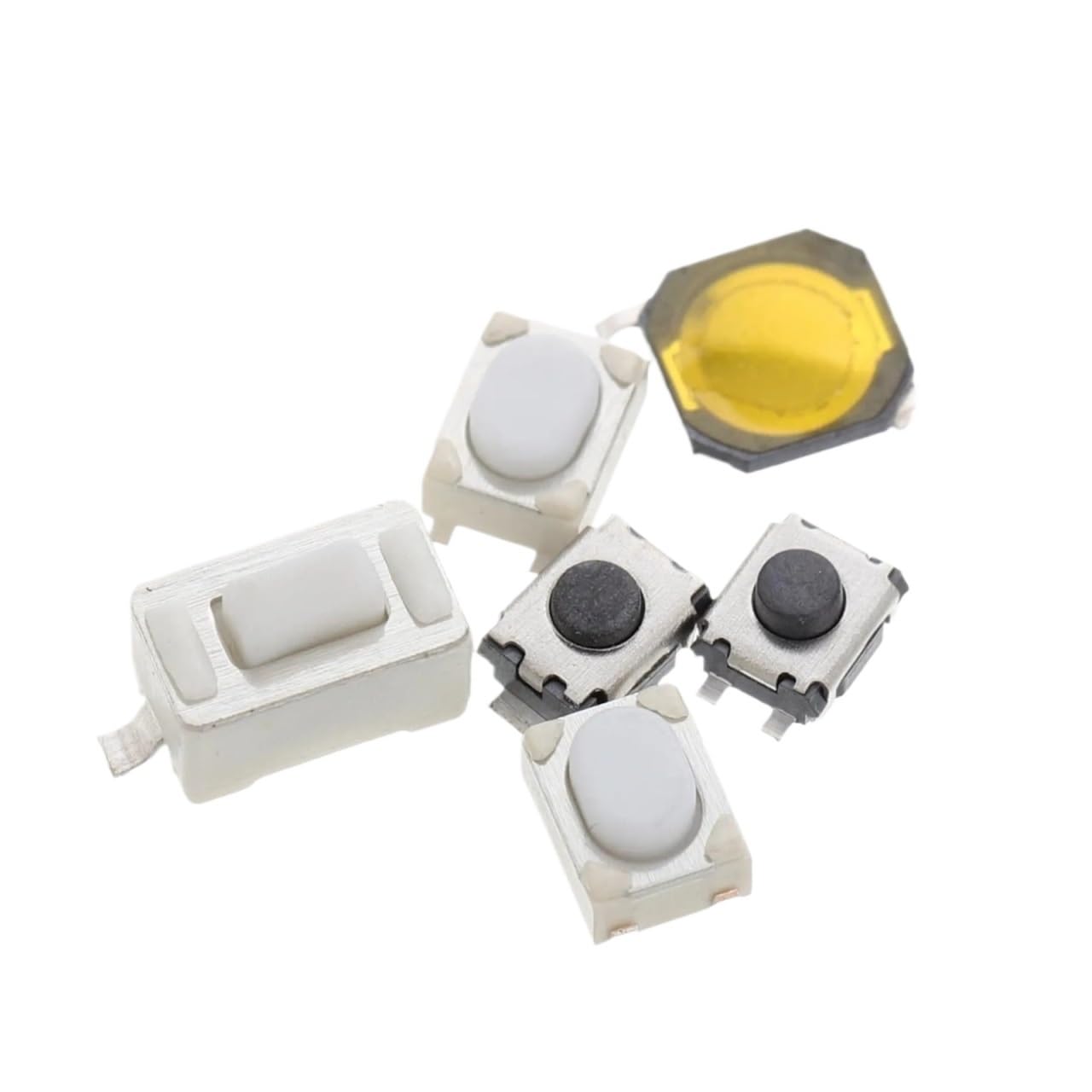 Kit interruptor botón táctil para reparar mandos y paneles con 200 piezas de 10 tipos