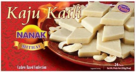 Kaju Katli (Cashew Sweet) 24pc