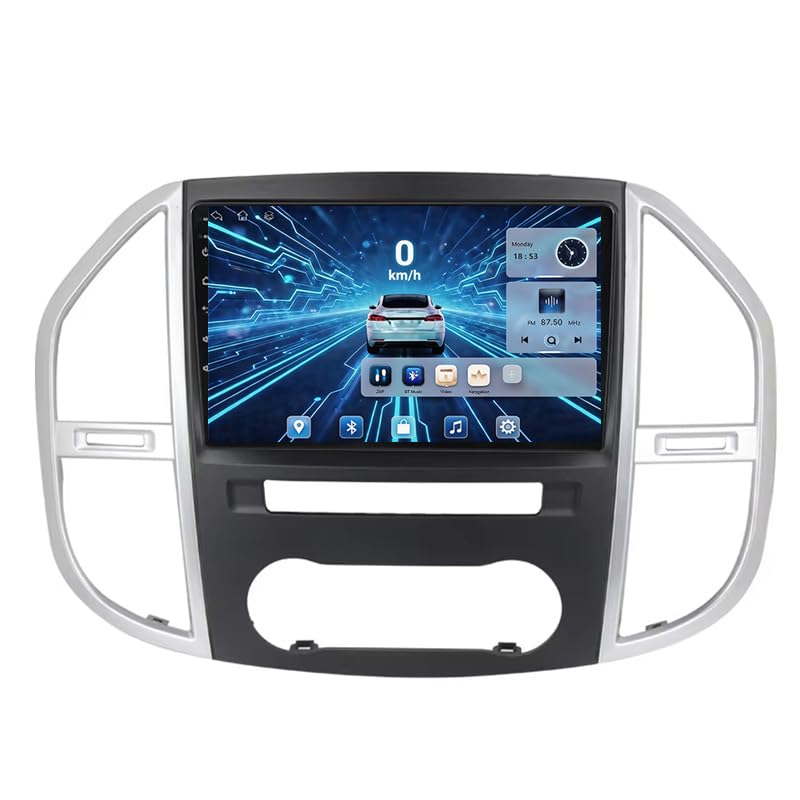 Autoradio Android 16 Vito 3 W447 Écran Tactile 9 Pouces Bluetooth USB