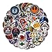 100 Stück Star Wars Aufkleber Vinyl Wasserdicht Movie Stickers für Laptop Wasserflasche Skateboard Gepäck Motorräder Auto Fahrrad,Cartoon Graffiti Decals für Teenager Kinder Erwachsene