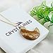 CRYSTALINES Natural Picture Jasper Gemstone Crescent Moon Pendant Necklace | Handmade Boho Spiritual Jewelry | Healing Crystal | Adjustable Gold Chain | Celestial Gift for Women | Size-18inches