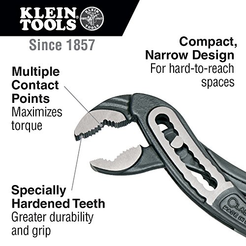 Klein Tools D504-7 Classic Klaw Pump Pliers, 7-Inch - Image 3