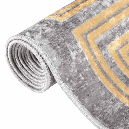 Tapis de chambre doux gris 120x180 idéal pour pieds nus - 7