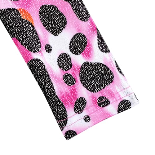 HOZIY Gymnastics Leotards for Girls Unicorn Pink Purple Sparkly Dancewear Activewear Quick Dry