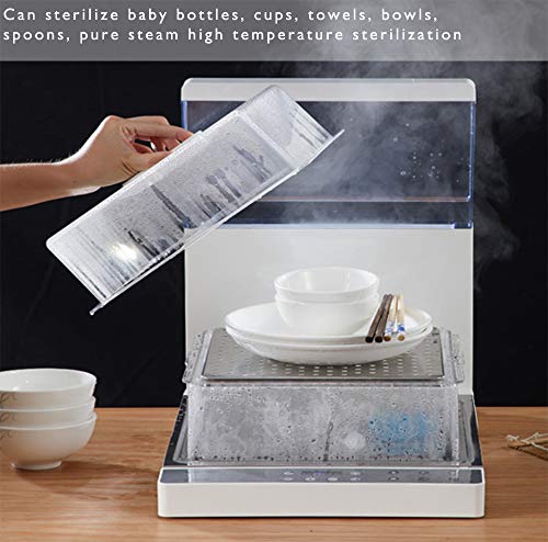 Joydeem YN-S102 Foldable Electric Food Steamer for Cooking, Digital Vegetable Steamer, Quick Steam, 3 Tier 18.8L Large Capacity, Auto Shut-off & Anti-dry Protection, 24h Preset, 110V - Thumbnail 5