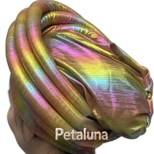 African Headscarf Auto Gele Big Braid Women'S Twisted Headscarf Elastic Soft Headdress Black History Month Headscar4