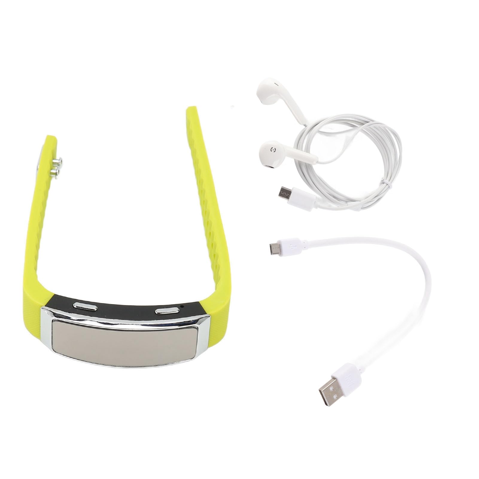 Reloj Grabador de Voz con Reducción de Ruido Activado por Voz y Reproductor de Música Pulsera Grabadora Portátil para Reuniones de Clase, Conferencias y Más (32GB)