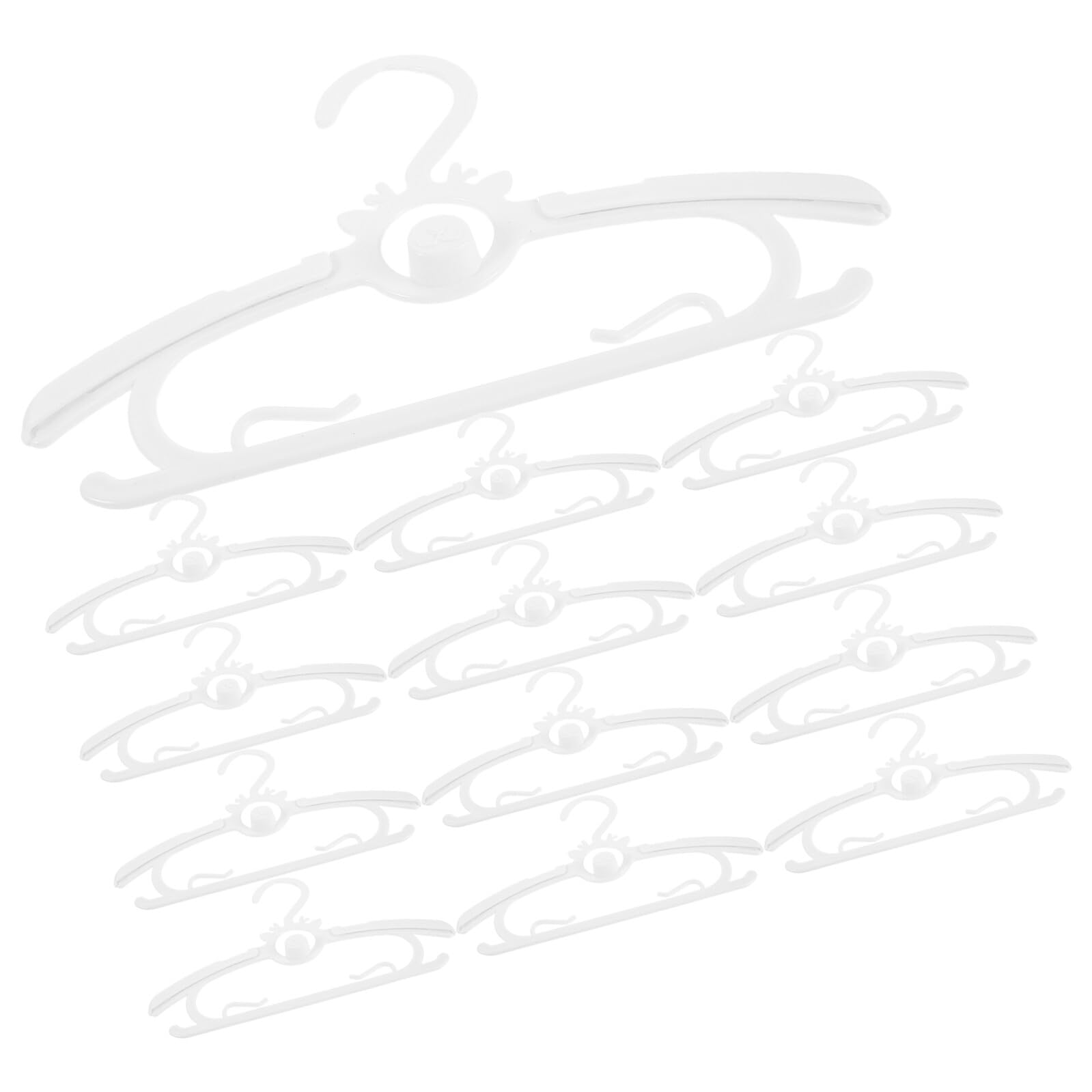 Perchas Ajustables para Bebés 30 Piezas Perchas Extensibles Antideslizantes para Ropa Infantil Diseño sin Marcas Hombros Suaves Organizador Compacto para Armario de Habitación
