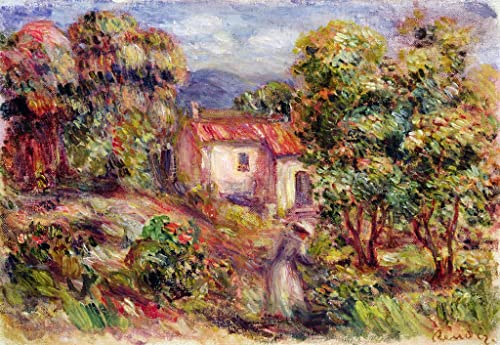 Impression d'art Renoir grand format toile de maître vintage 60x90cm
