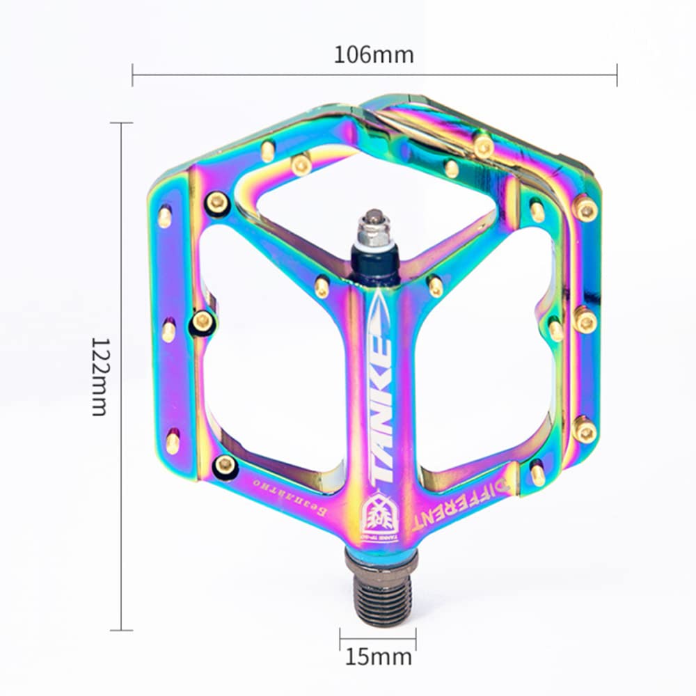 Pedały rowerowe Kolorowe pedały szosowe Antypoślizgowe aluminiowe pedały rowerowe MTB