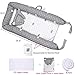 Mooedcoe Baby Nest with Extra Pillow, 0-28 Months Baby Lounger Newborn Baby Cribs Bassinet Co Sleep Portable Bed 100% Cotton Soft Mattress