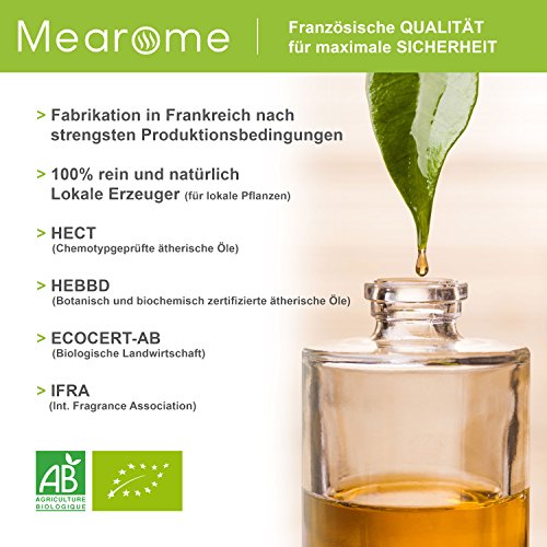 Pfefferminzöl BIO | 30 ml Ätherisches Öl 100% Naturrein | Minzöl gegen Kopfschmerzen Migräne | Pfefferminz Aroma Zum Verzehr | Diffuser Duftöl Duftlampe Aromatherapie Minze Pur auch China Öl genannt