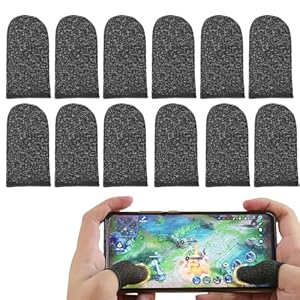 Wolmik GFS001 Rękawy na palce do gier 12 szt.