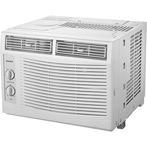 AMANA 5,000 BTU 115V Window-Mounted Air Conditioner with Mechanical Controls, White - Thumbnail 4