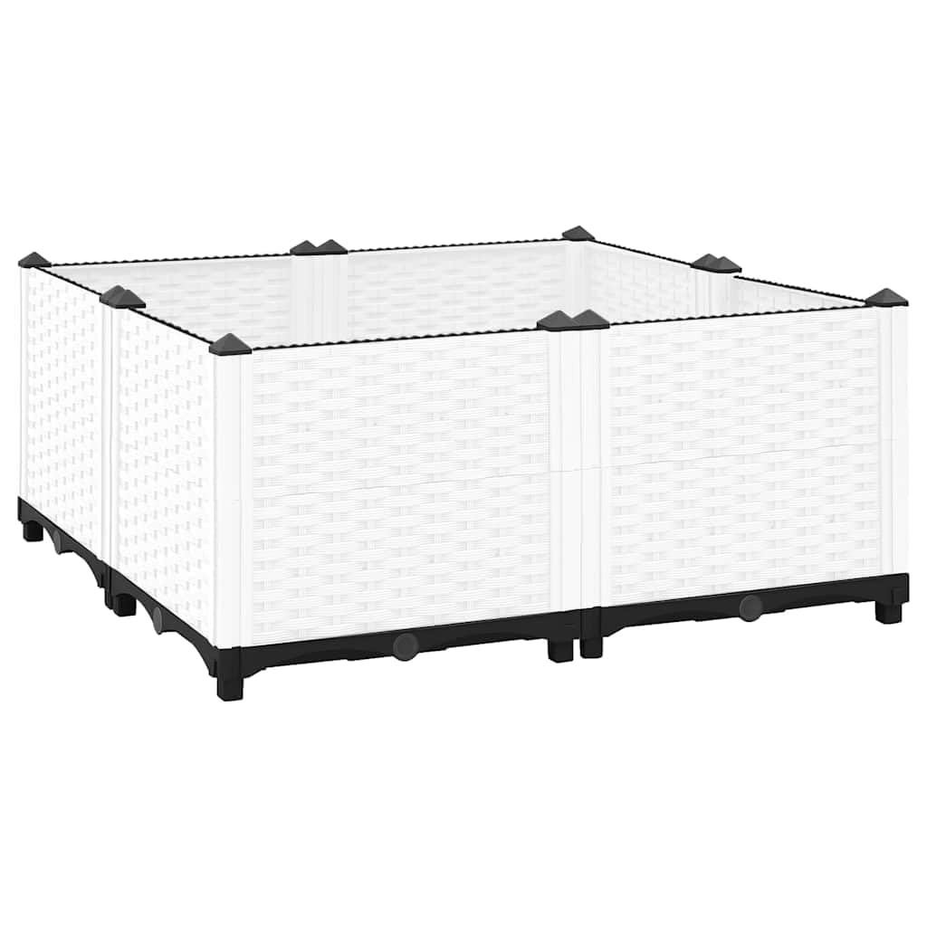 vidaXL Raised Bed 80x80x38 cm Polypropylene