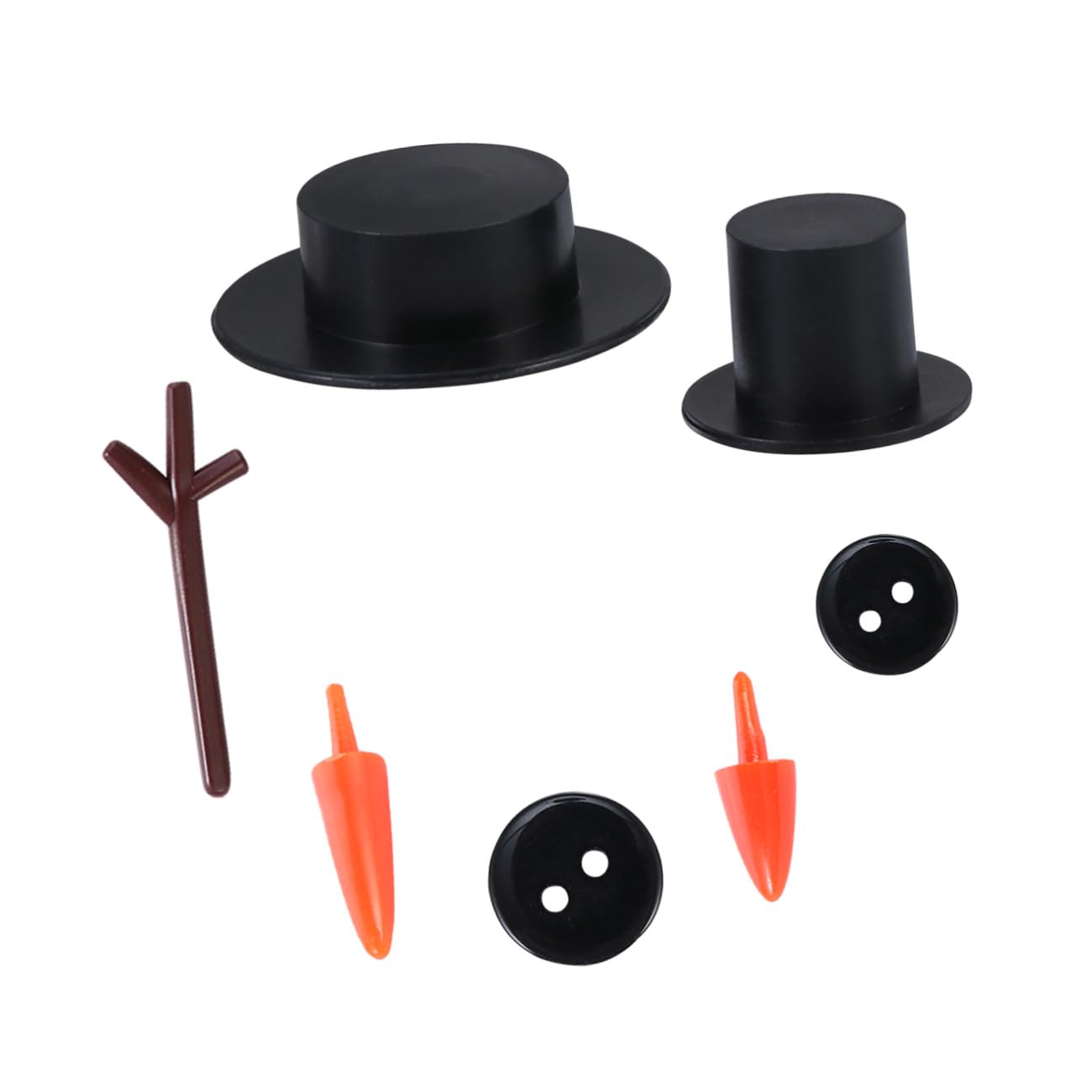 GARVALON Kit Fai da Te 600 Pezzi per Pupazzo di Neve Accessori Natalizi Set Creativo per per Attività Artigianali a Casa e Asilo Materiale Completo per Decorazioni Festive