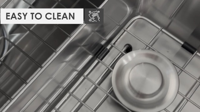 Stylish 36 x 19 Inch Workstation Sink 16G Stainless Steel Double